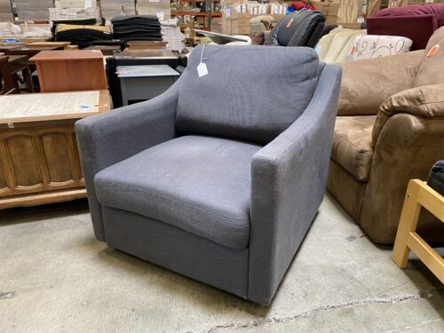 Light Grey Swivelling Arm Chair