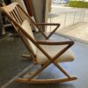 Danish Teak MCM Rocking Chair w/ Wool Cushions