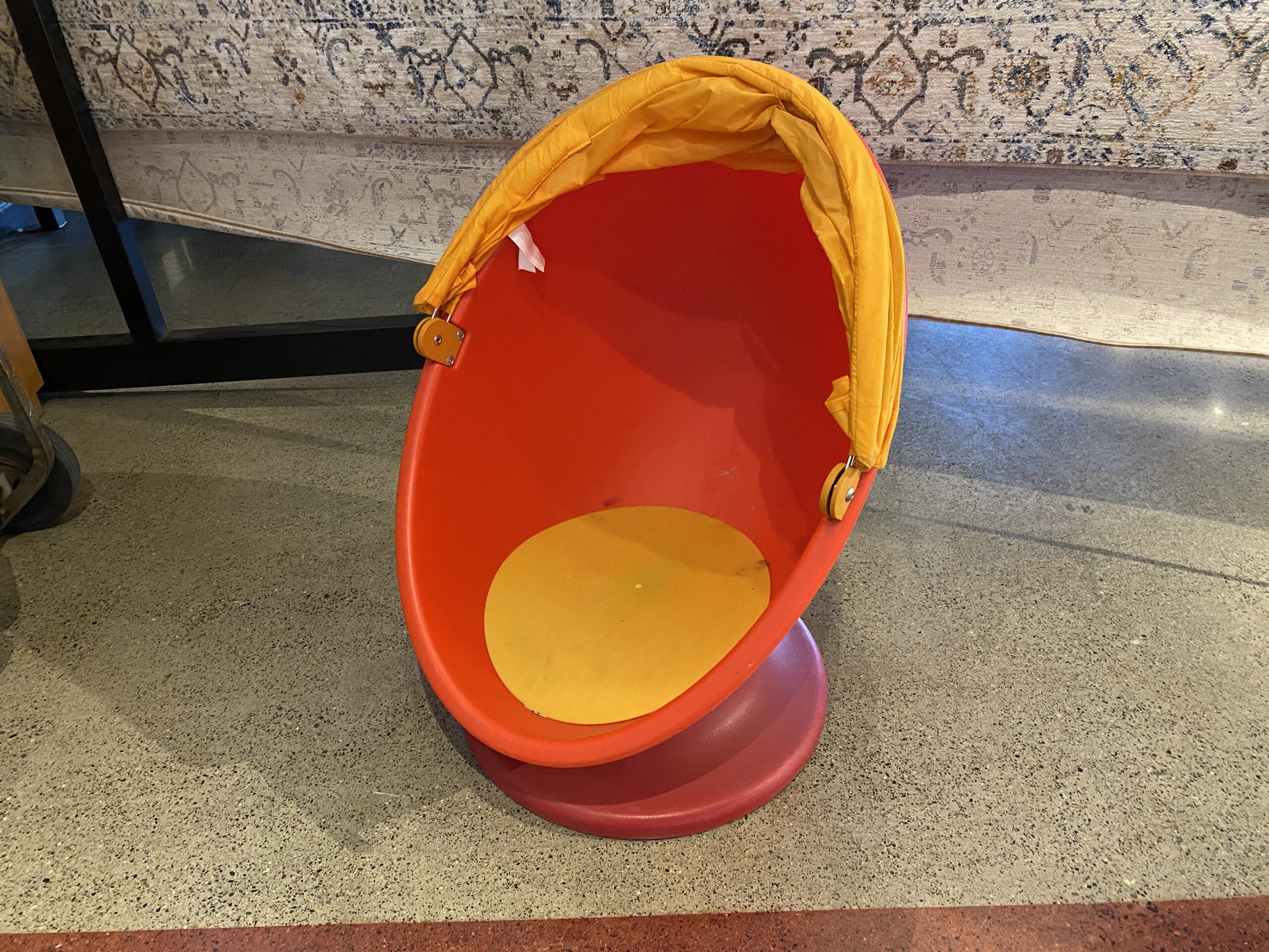 IKEA Kids Swivel Chair – Red/Orange