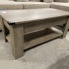 Lift-Top Grey Coffee Table