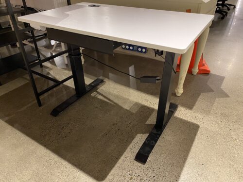 White Top Standing Desk