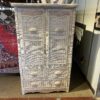PIER 1 Jamaica Collection White Wicker Armoire