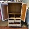 PIER 1 Jamaica Collection White Wicker Armoire