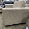 Soft Sand Colored Loveseat with Ottoman