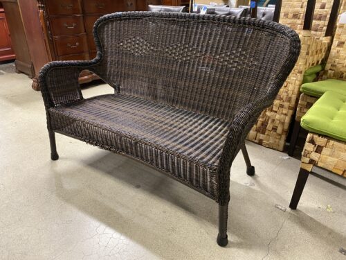 All Weather Wicker Outdoor Loveseat