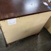 Dark Wooden 2 Drawer Nightstand
