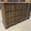 STANDARD FURNITURE Dark Brown 6 Drawer Long Boy Dresser