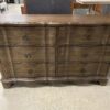 STANDARD FURNITURE Dark Brown 6 Drawer Long Boy Dresser