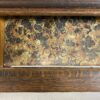 Wooden 6 Drawer Desk w/ Glass Top
