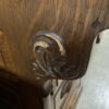 Wooden 6 Drawer Desk w/ Glass Top