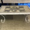 Metal Leg Mosaic Patio Table
