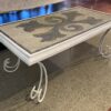 Metal Leg Mosaic Patio Table