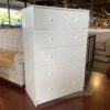 Minimal White 6-Drawer Dresser