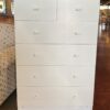 Minimal White 6-Drawer Dresser