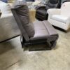 ABBYSON Faux Leather Brown Partial Center Sectional Piece