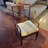 Mahogany Chair with Carved Bird Detail