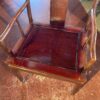 Mahogany Chair with Carved Bird Detail