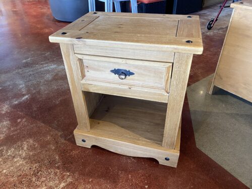 PIER 1 Solid Wood Nightstand - Natural Color