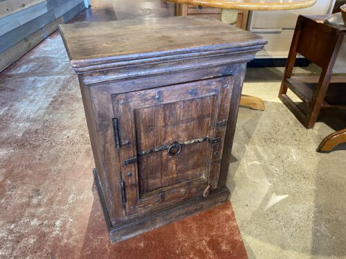 Rustic Vintage Wood Side Cabinet