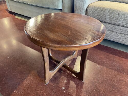 Mid Century Round Side Table