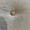 BASSETT Large Square Blue Ottoman
