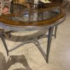 Semi Circle Glass Console Table
