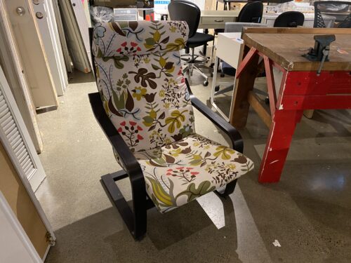 IKEA Poang Floral Armchair