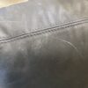 Gray Leather Lowboy Couch