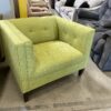 Modern Lime Square Armchair