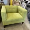 Modern Lime Square Armchair