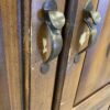 Wood Armoire Dresser with 1776 Decorated Drawers