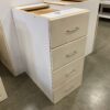 Cream Cabinet 4 Drawers with Roll out Cutting Board