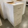 Cream Cabinet 4 Drawers with Roll out Cutting Board