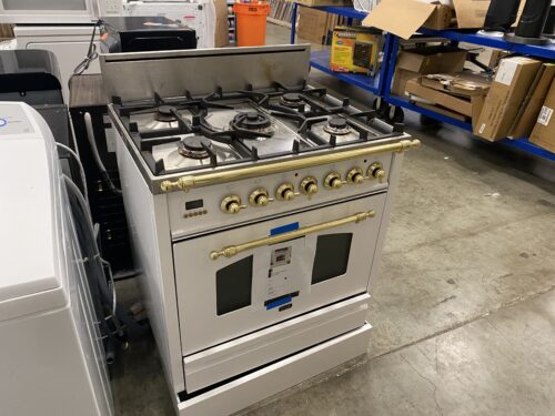 Nostalgie 2 Single Oven Natural Gas Stovetop Model #UP76DVGG/B