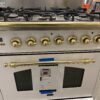 Nostalgie 2 Single Oven Natural Gas Stovetop Model #UP76DVGG/B
