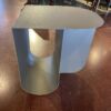 Grey Modern Metal Side Table