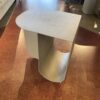 Grey Modern Metal Side Table
