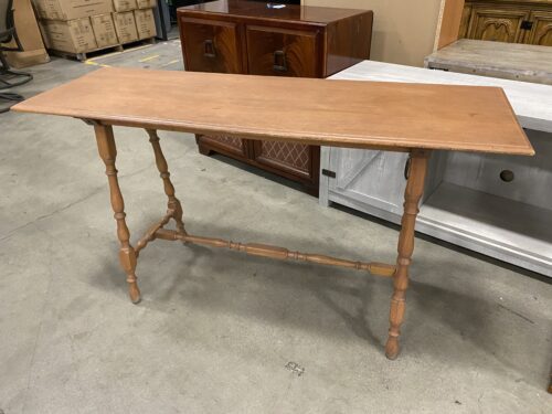 Light Wood Long Accent Table