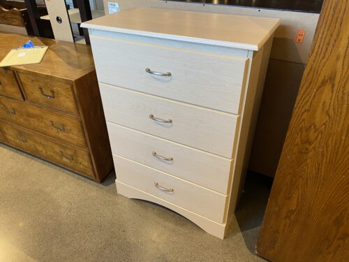 4 Drawer Tall Dress - Natural