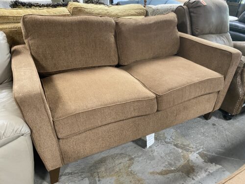Brown Coastal Loveseat