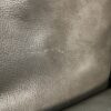 SUPERB CREATIONS Black Leather Loveseat