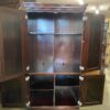 Cherry Stained 4 Door Clothing Armoire