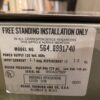 KENMORE Mini Fridge with Wood Pattern Door  Model #564.8991740