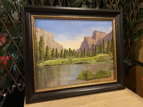 Lush Valley Original Oil Painting