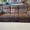 Cocoa Brown 3-Seater Power Recliner Sofa