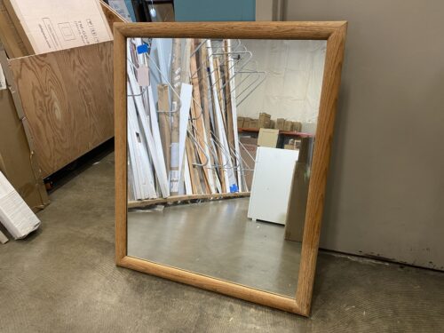 CAMBRIDGE Rustic Oak Framed Wall Mirror