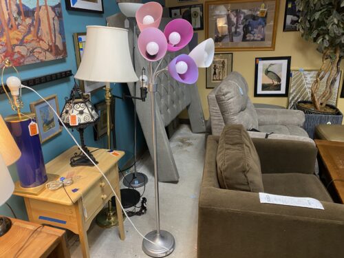 Milti Setting Pink & Purple Standing Lamp