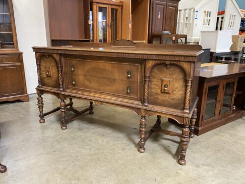Opulent Solid Wood Spindle Legged Buffett