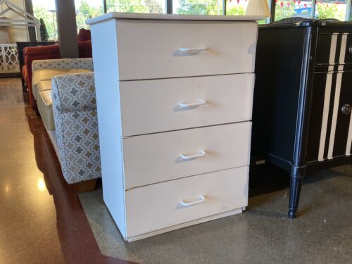 Little White 4-Drawer Dresser
