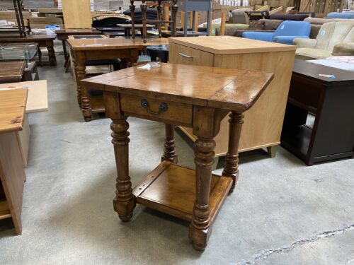 Modern Industrial Riveted Side Table